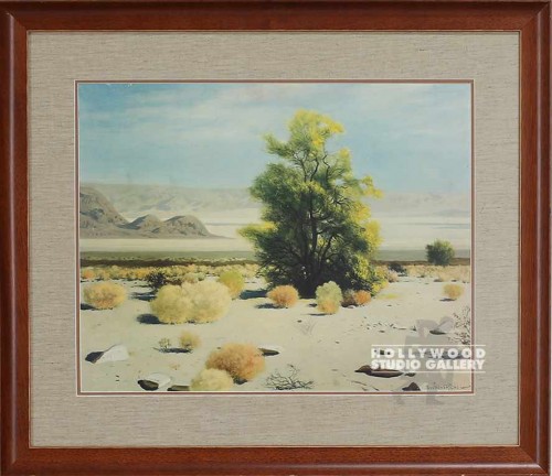 22x26 Western Landscape/ Oak Frame