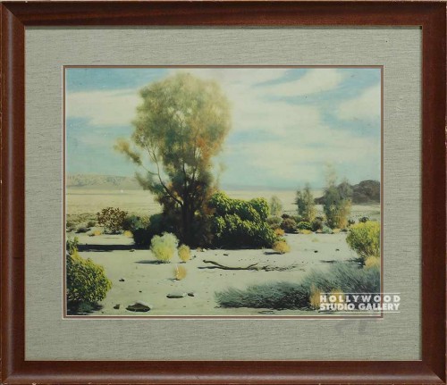 22x26 Western Landscape/ Oak Frame