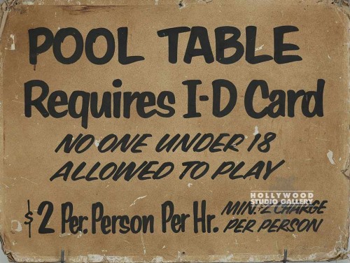 18x24 Pool Rules/Unframed