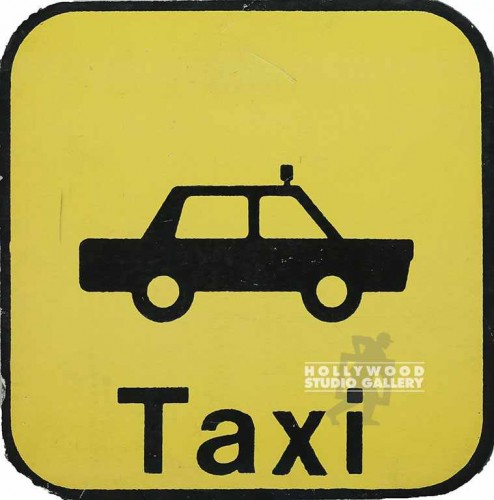10x10 Taxi Yellow Sign