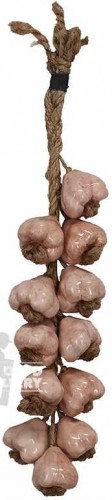 25x6 Garlic On A String/Ceramic