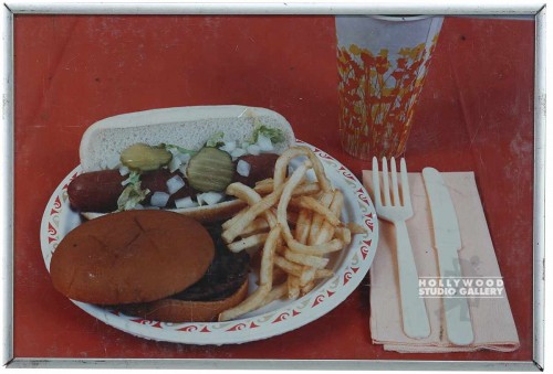 10x14 Hot Dog-Burger- Fries Phto