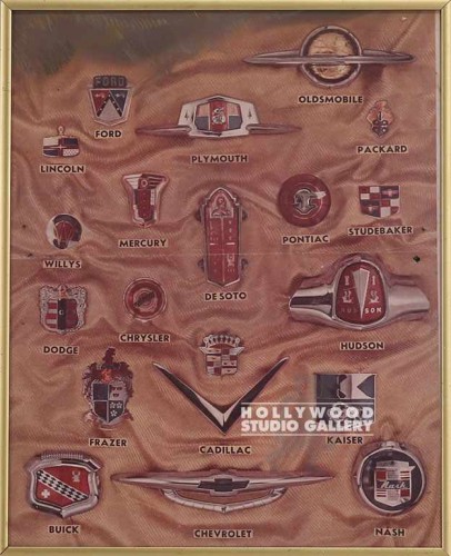 13x10 Color Photo Of Car Emblems