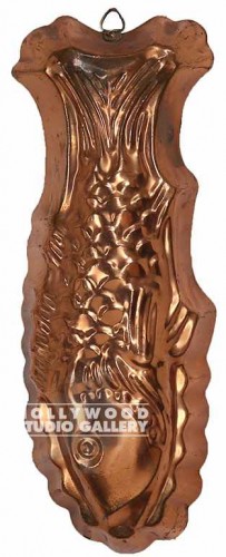 12x5 Copper Fish/Jello Mold