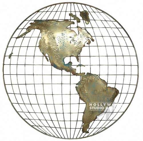 28" Diameter World Hemisphere