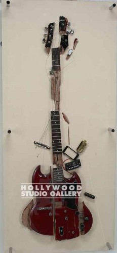 62X30 SMASHED ELEC.GUITAR/ FLOAT