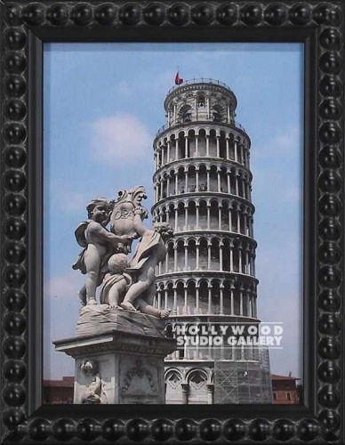 8x6Tabletop Leaning Twr Pisa BlckFr