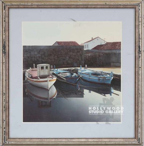 18x17 Mihanovic Boat Scene