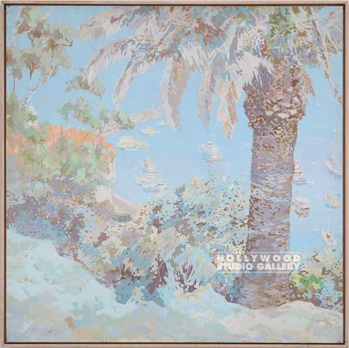 40x40 ALLEN/ORIG.PALM TREE CANVAS
