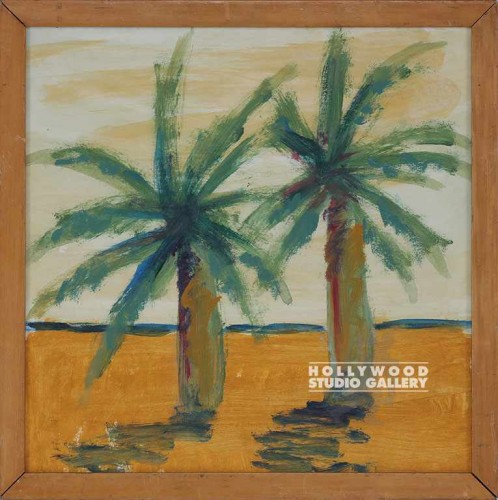 14x14 Palm Tree Abstract
