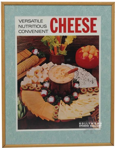25x20 Framed Cheese Poster