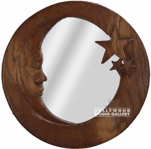 12x12 CIRCLE CRESCENT MOON/MIRROR