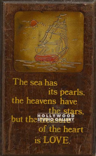 8x5 Sail Ship/Wood Plaque