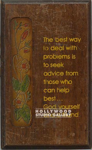 8x5 The Best Way.../Wooden Plaque