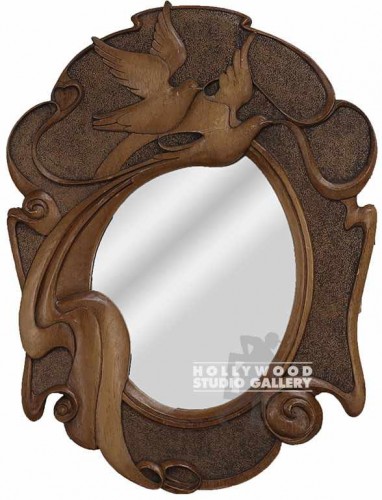 16x11 MIRROR/DOVE WOODEN FRAME
