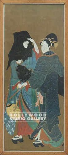 33x14 UTAMARO/GEISHA/ATTENDNT