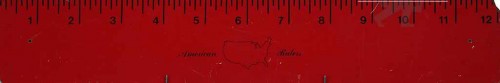 8X48 RED RULER