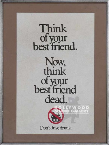 15X20 THINK OF YOUR BESTDRUNK