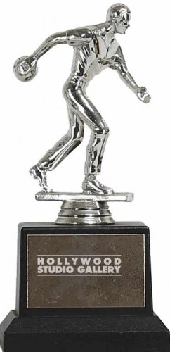 8 BLK GOLD BOWLING TROPHY