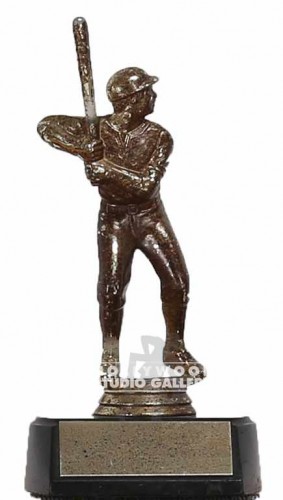 7" BASEBALL TROPHY /BLK BASE