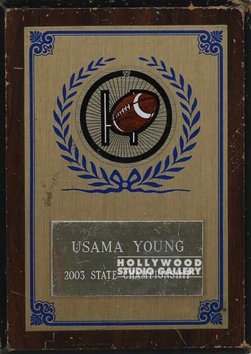 7x5 Football Plaque