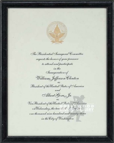 10x12 Presidential Inaugural Docume