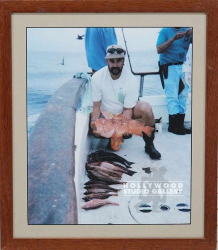 15x14 Jon E. Holding Red Fish/Frmd
