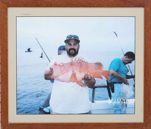 14x15 Jon E. Holding Red Ugly Fish