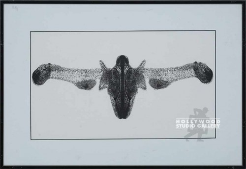 12x18 Ink Blot Test/Framed
