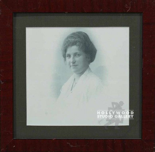 11x11b/w tinted portrait of a woman