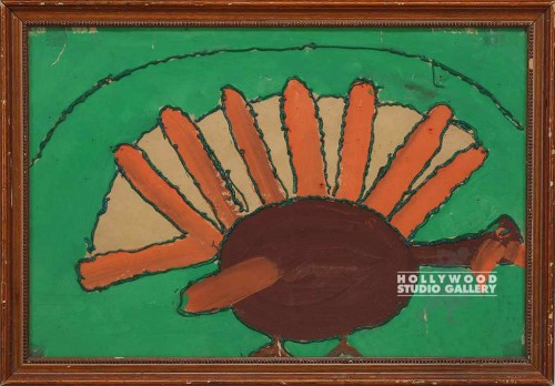 14X20 KID`S TURKEY PAINTING/FRMD