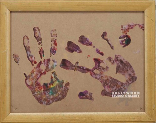 12X14 KID`S HANDPRINTS/FRAMED