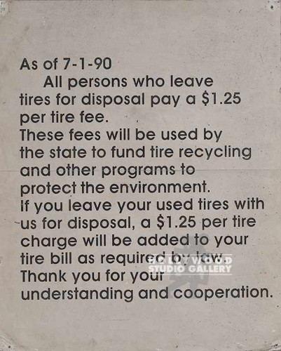21x17 As of 07-01-90...Sign
