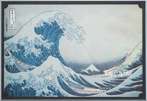 21x29 "The Wave" Japanese Art