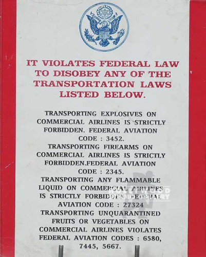 11x9 Fed Law Transportation/Unfrmd