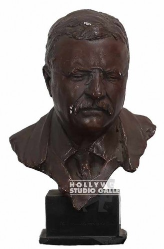 11" Faux Bronze T.Roosevelt Bust
