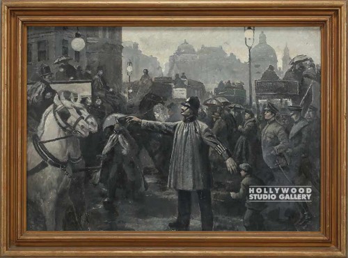 46x35 Orginal Canvas/British Police