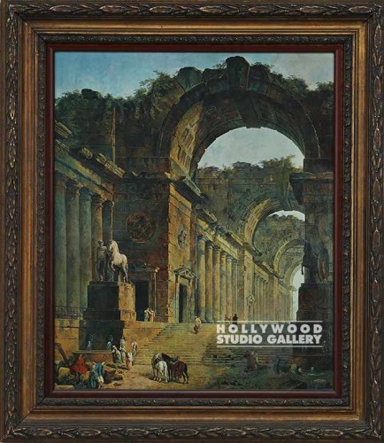 30x35 Roman Ruins/Dark Frame