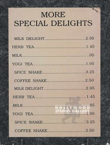 16X12 ORE SPECIAL/COFFEE CHART