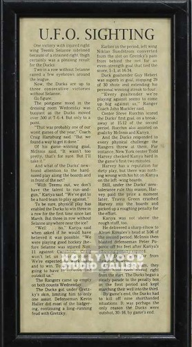 6X11 U.F.O. SIGHTING ARTICLE/BLK FR