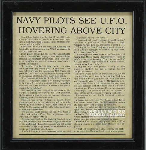 10X9 U.F.O ARTICLE/BLK FRAME