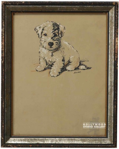 13x10 Dog Sketch