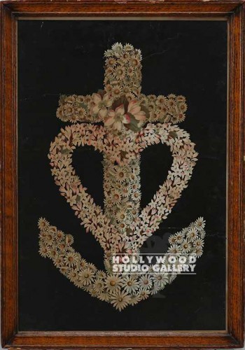 20x15 Anchor/Crucifix/Heart/Flowers