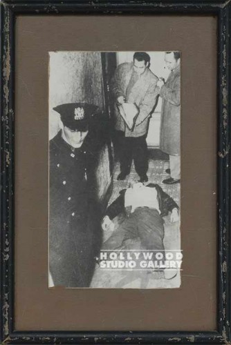 12X8 BXW POLICE CRIME PHOTO/BLACK