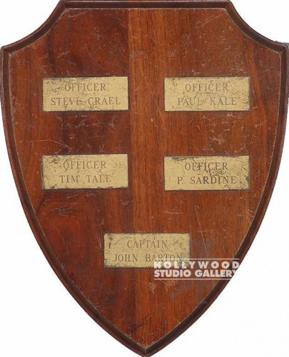 10x9 Police Memorial Shield Wd Plaq