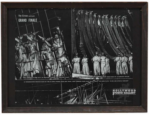 10x13 B/W Circus Grande Finale