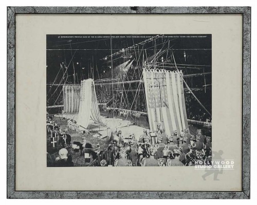 12x15 B/W CIRCUS PHOTO/SILVER FRM