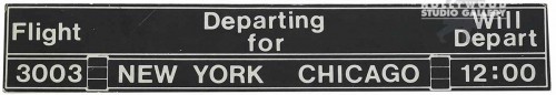4x26 Departure Sign/New York