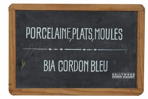 9x12 Chalk Board/Porcelaine/Plats