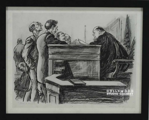 12x15 Damuer Etching Courtroom